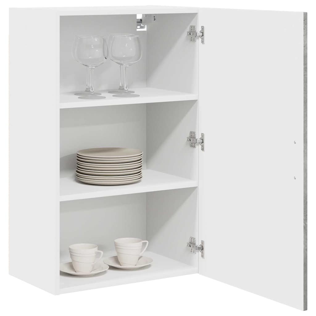vidaXL Front do zmywarki Kalmar Betonowy szary 50 x 31 x 80 cm