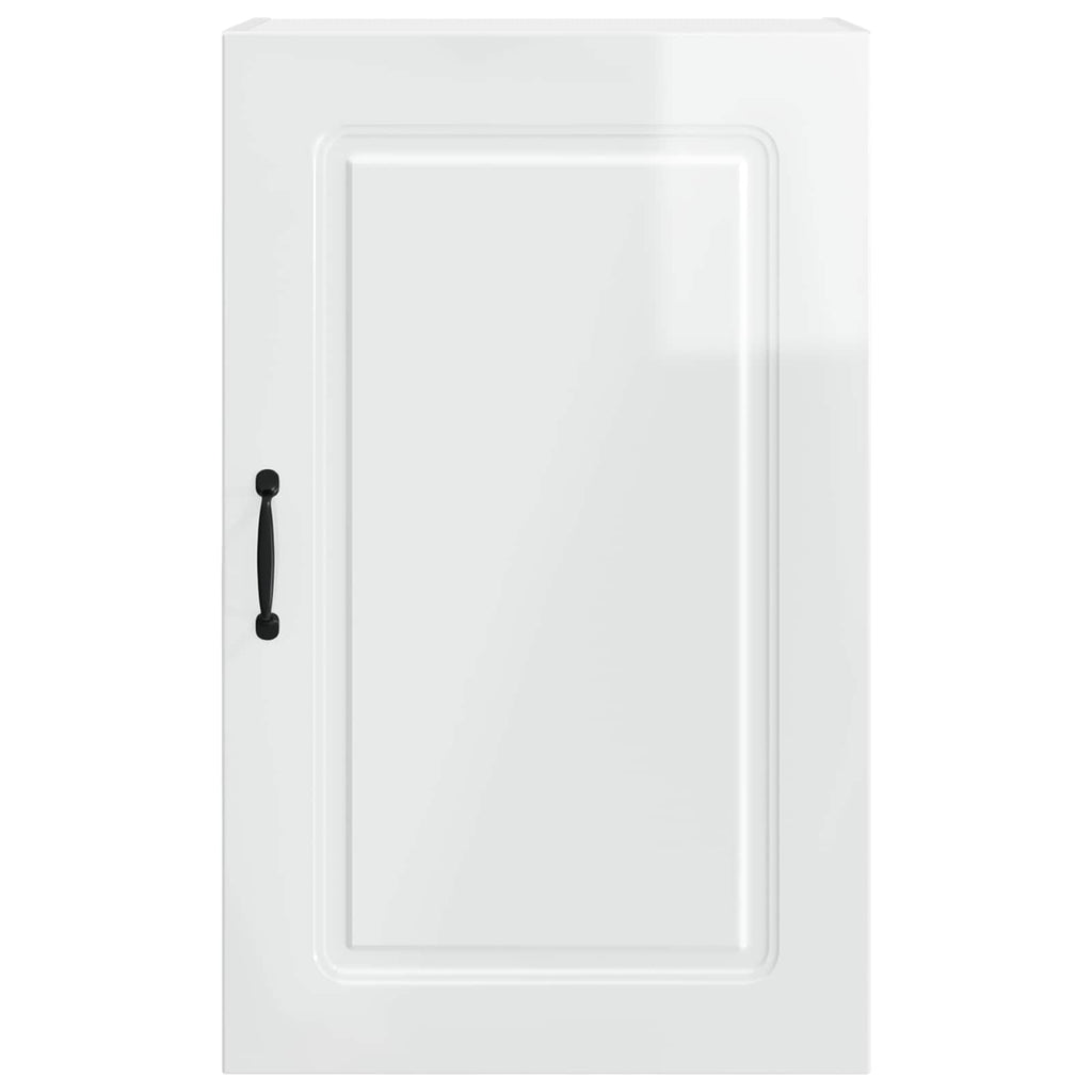 vidaXL Front do zmywarki Kalmar Wysoki połysk biały 50 x 31 x 80 cm