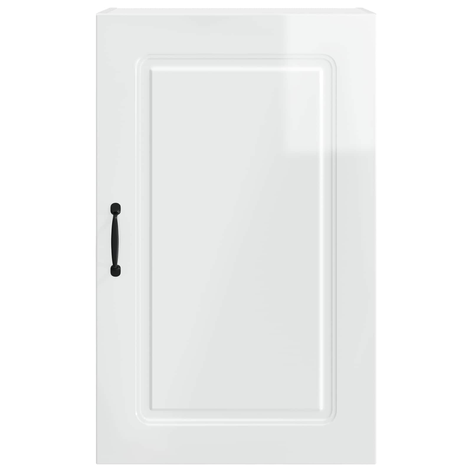 vidaXL Front do zmywarki Kalmar Wysoki połysk biały 50 x 31 x 80 cm