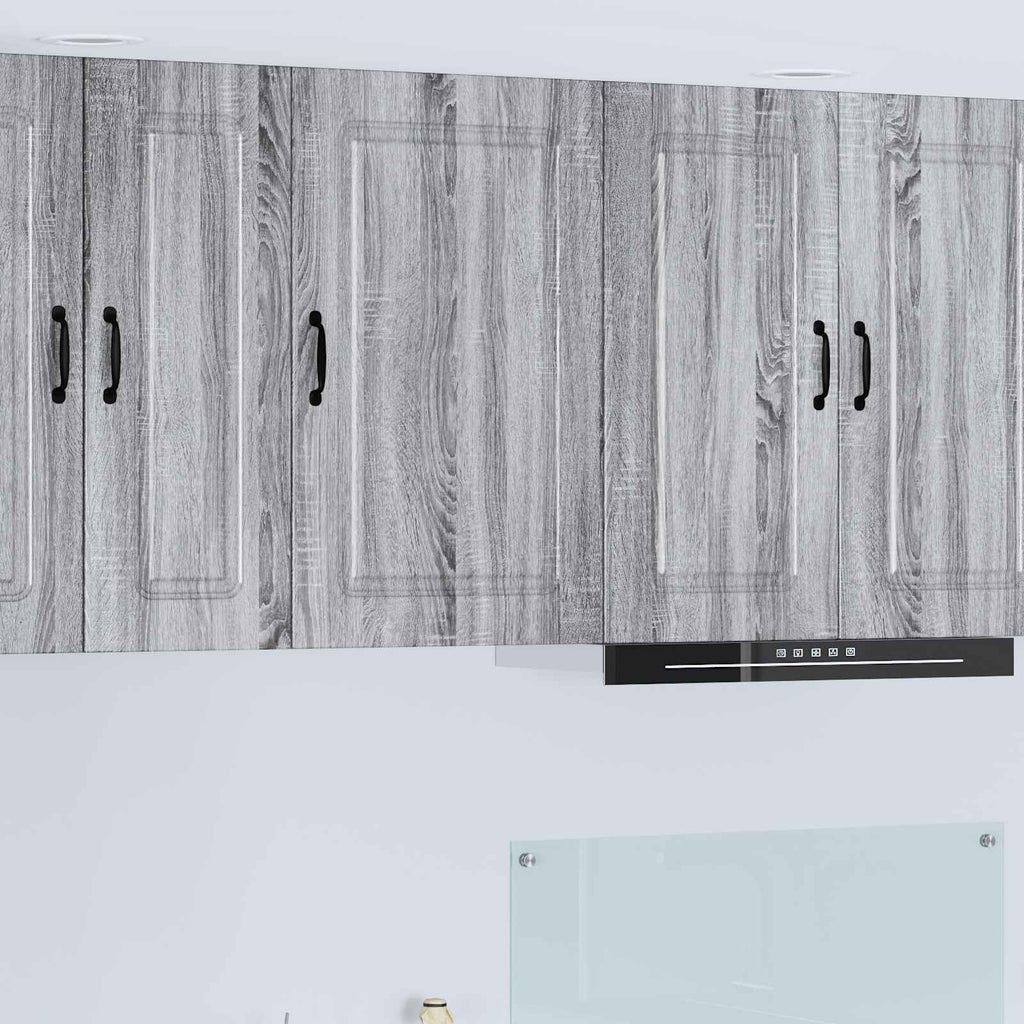 vidaXL Front do zmywarki Kalmar Szary Sonoma 50 x 31 x 80 cm