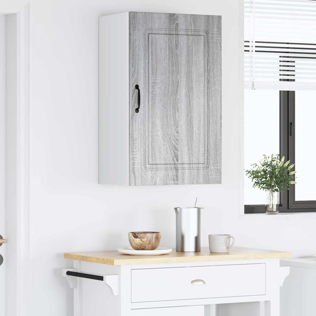 vidaXL Front do zmywarki Kalmar Szary Sonoma 50 x 31 x 80 cm