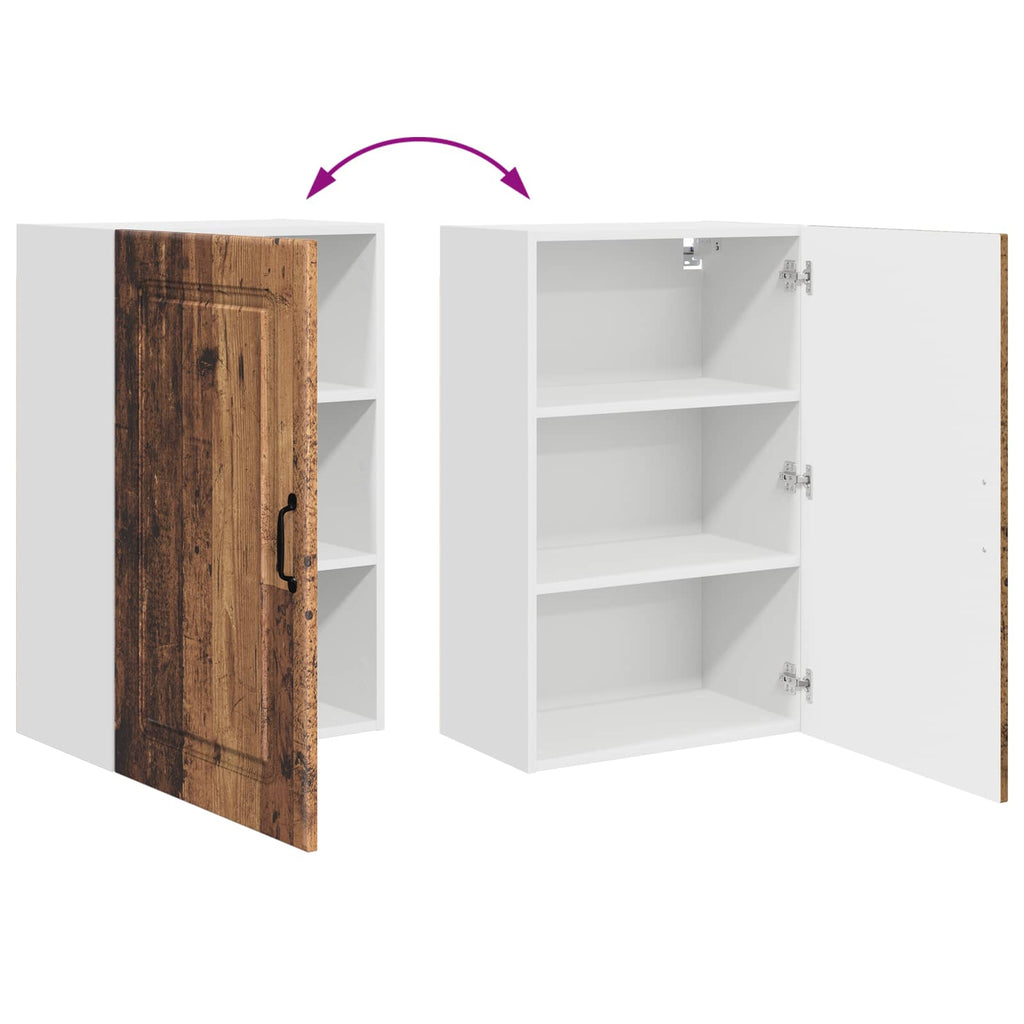 vidaXL Front do zmywarki Kalmar Stare drewno 50 x 31 x 80 cm