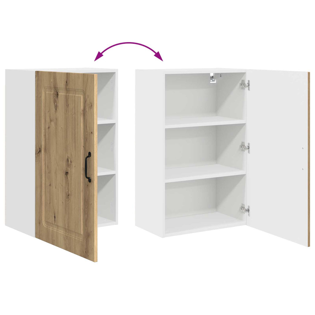 vidaXL Front do zmywarki Kalmar Dąb rzemieślniczy 50 x 31 x 80 cm
