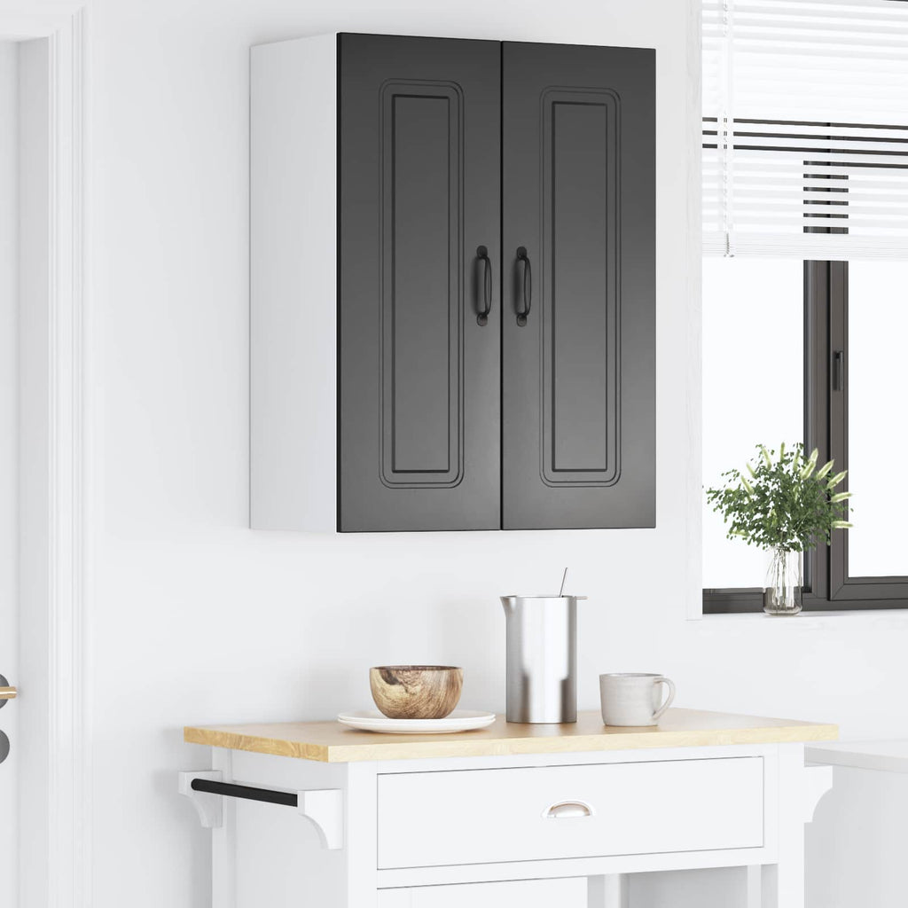 vidaXL Front do zmywarki Kalmar Czarny 60 x 31 x 80 cm