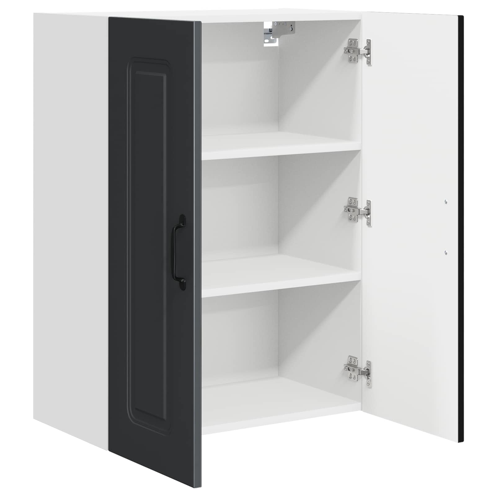 vidaXL Front do zmywarki Kalmar Czarny 60 x 31 x 80 cm