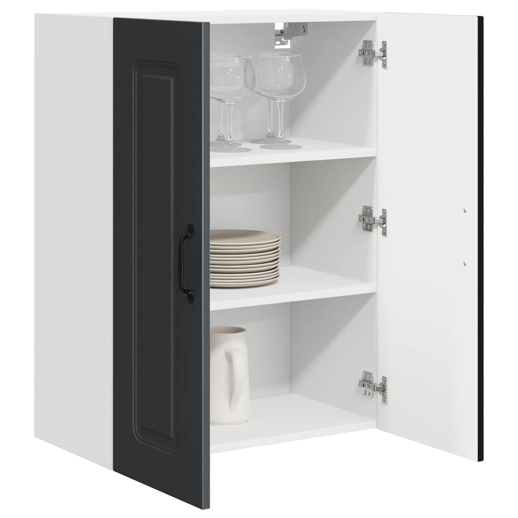 vidaXL Front do zmywarki Kalmar Czarny 60 x 31 x 80 cm