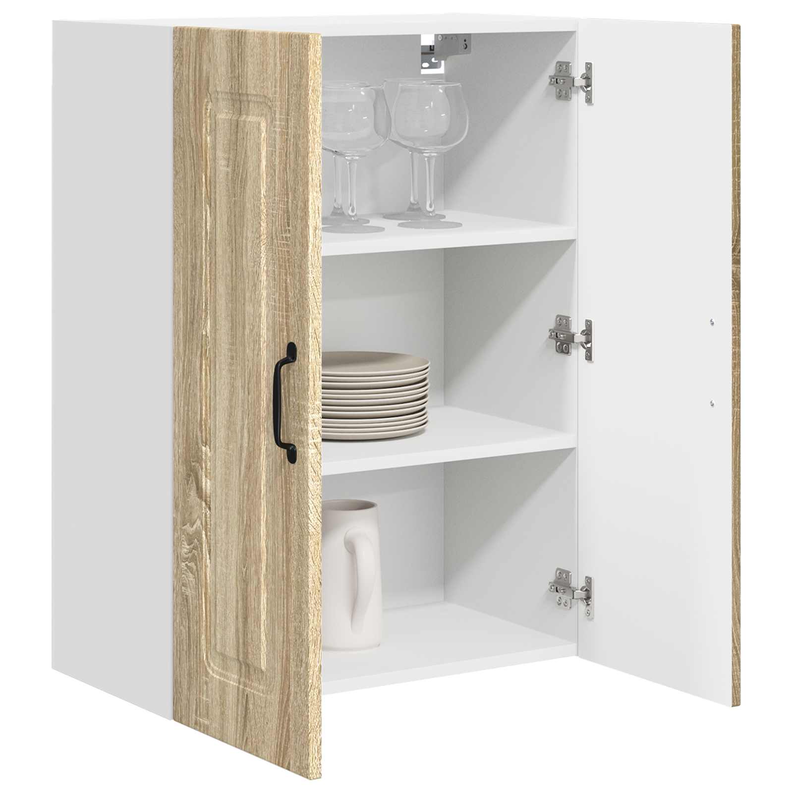 vidaXL Front do zmywarki Kalmar Dąb Sonoma 60 x 31 x 80 cm
