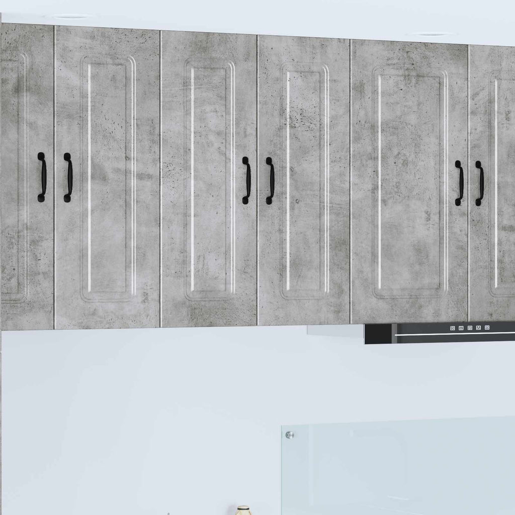 vidaXL Front do zmywarki Kalmar Betonowy szary 60 x 31 x 80 cm