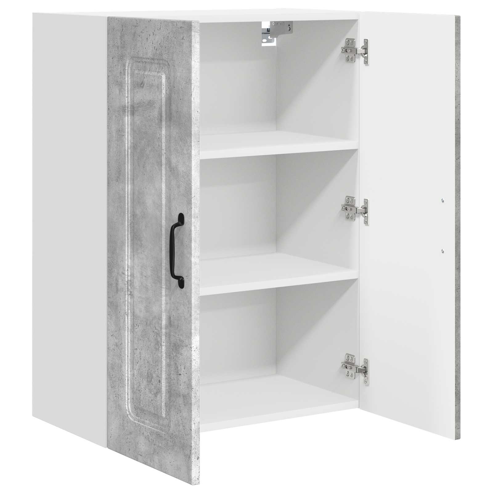vidaXL Front do zmywarki Kalmar Betonowy szary 60 x 31 x 80 cm
