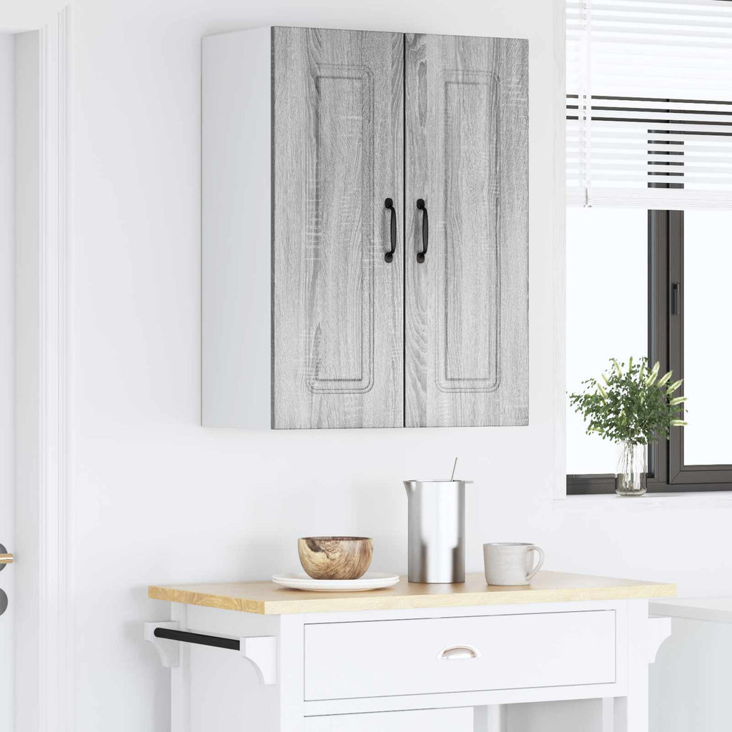 vidaXL Front do zmywarki Kalmar Szary Sonoma 60 x 31 x 80 cm