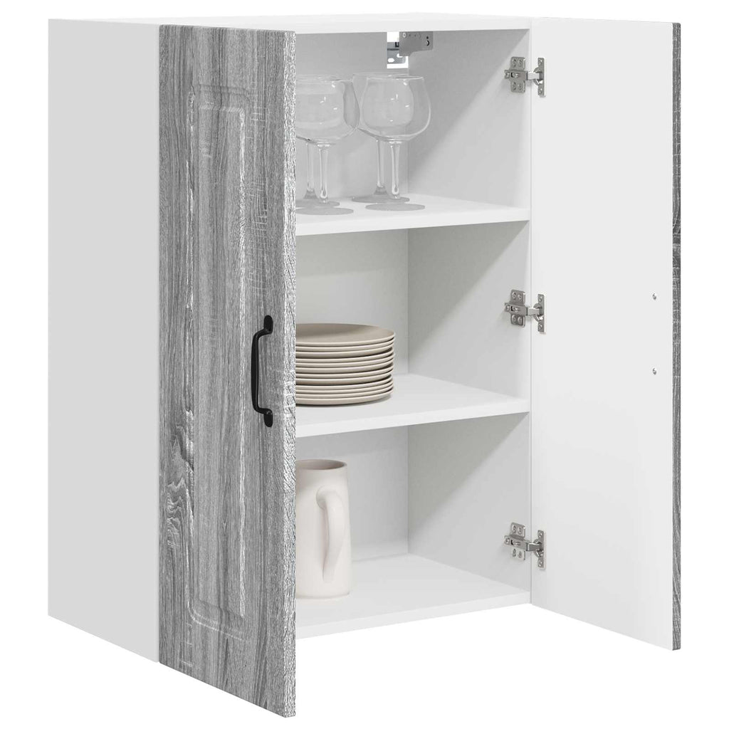 vidaXL Front do zmywarki Kalmar Szary Sonoma 60 x 31 x 80 cm