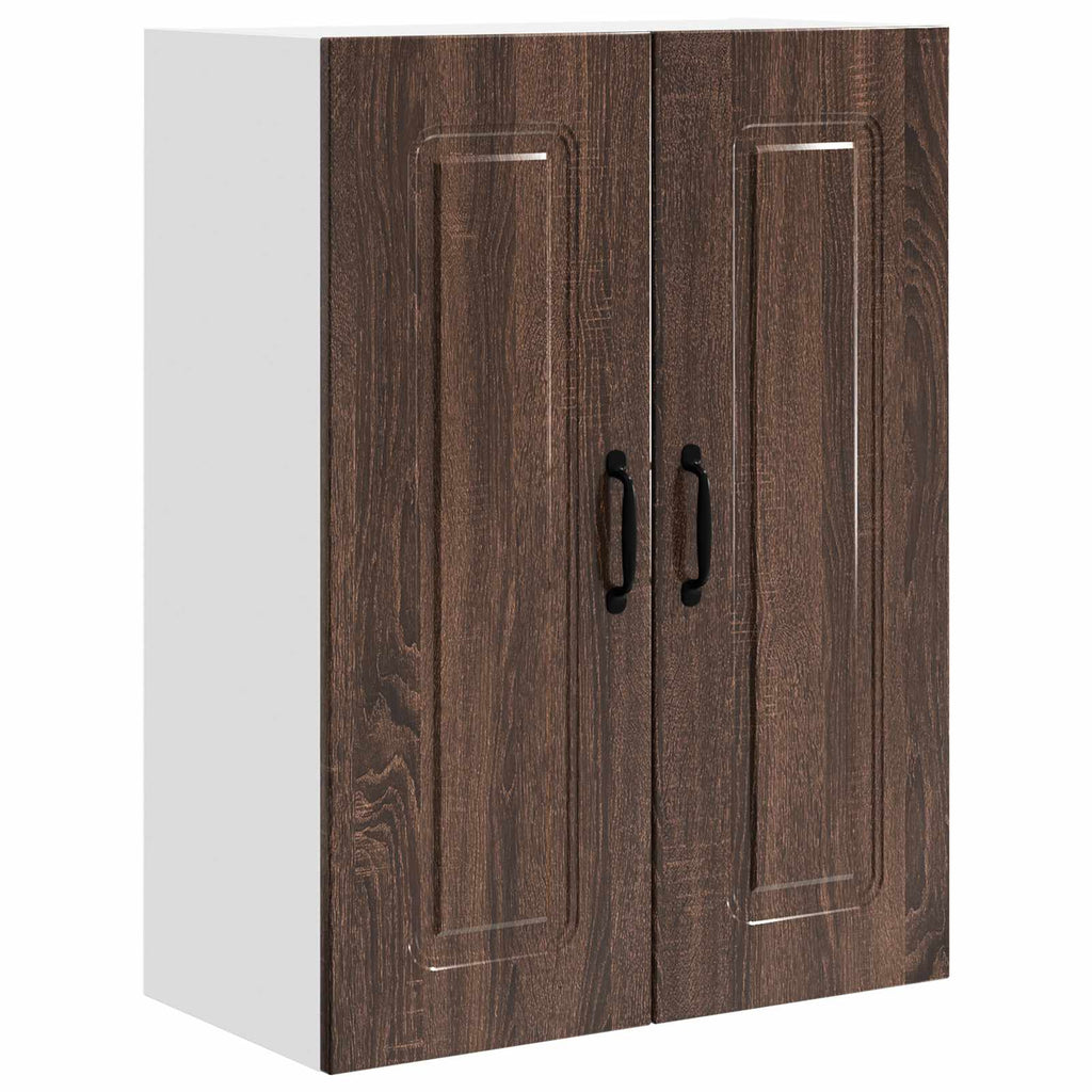 vidaXL Front do zmywarki Kalmar Brązowy dąb 60 x 31 x 80 cm