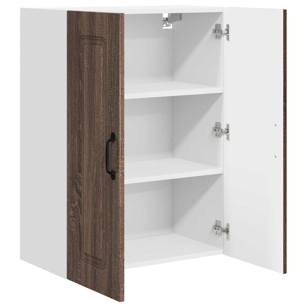 vidaXL Front do zmywarki Kalmar Brązowy dąb 60 x 31 x 80 cm