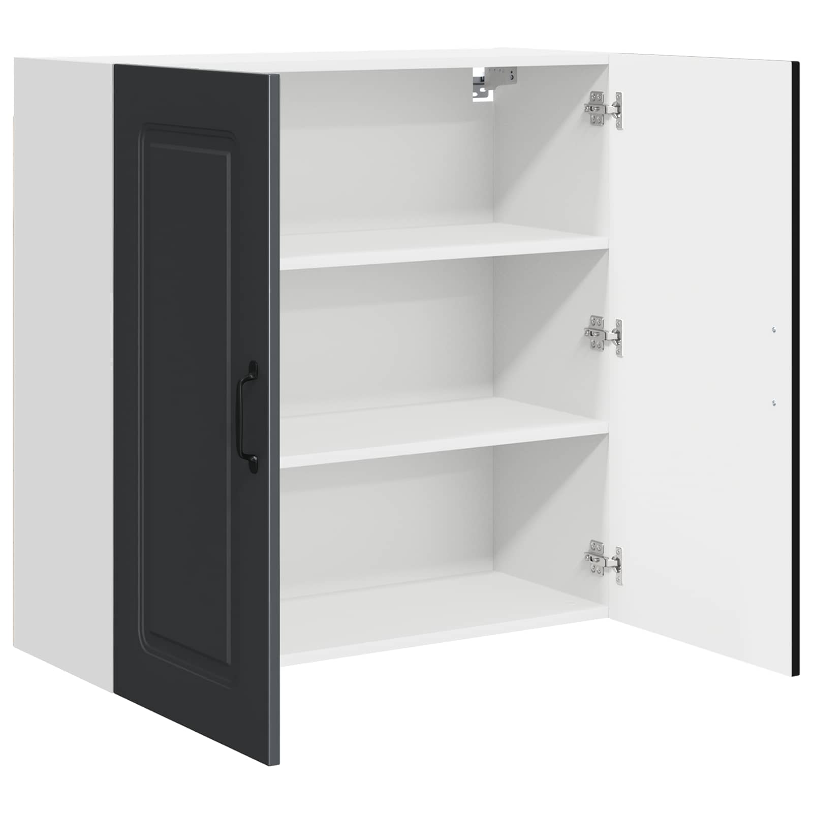 vidaXL Front do zmywarki Kalmar Czarny 80 x 31 x 80 cm