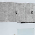vidaXL Front do zmywarki Kalmar Betonowy szary 80 x 31 x 80 cm