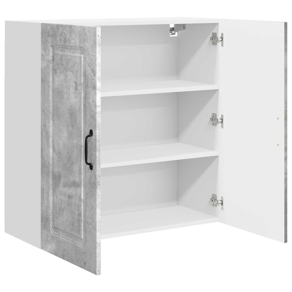 vidaXL Front do zmywarki Kalmar Betonowy szary 80 x 31 x 80 cm