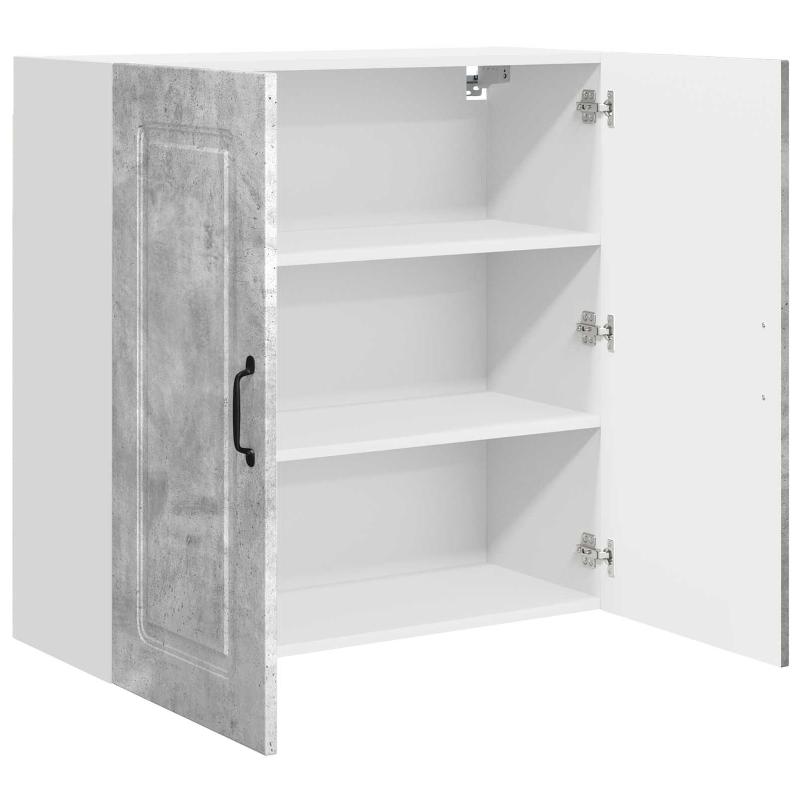 vidaXL Front do zmywarki Kalmar Betonowy szary 80 x 31 x 80 cm