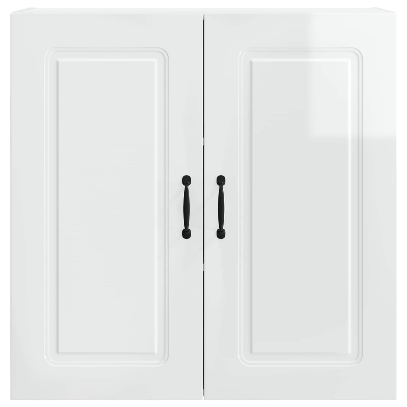 vidaXL Front do zmywarki Kalmar Wysoki połysk biały 80 x 31 x 80 cm