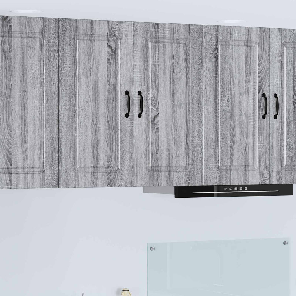 vidaXL Front do zmywarki Kalmar Szary Sonoma 80 x 31 x 80 cm
