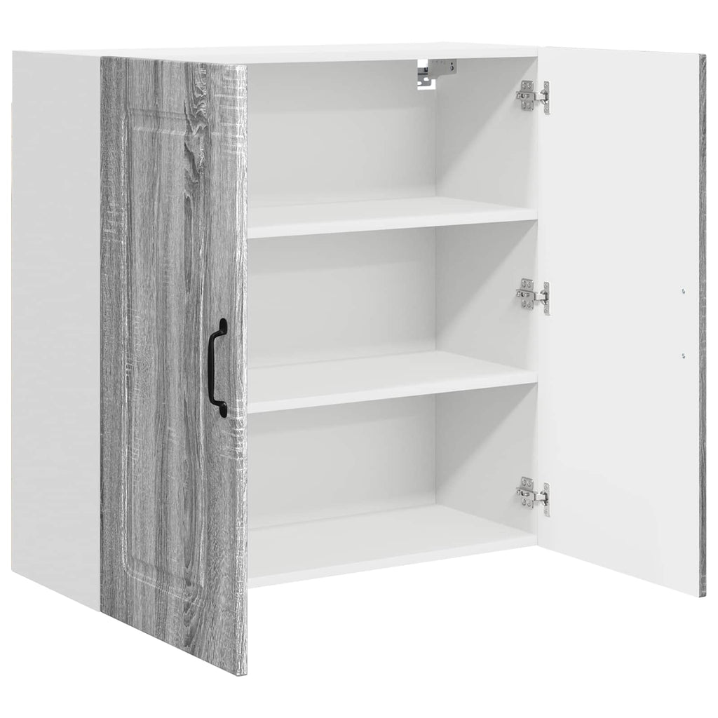 vidaXL Front do zmywarki Kalmar Szary Sonoma 80 x 31 x 80 cm