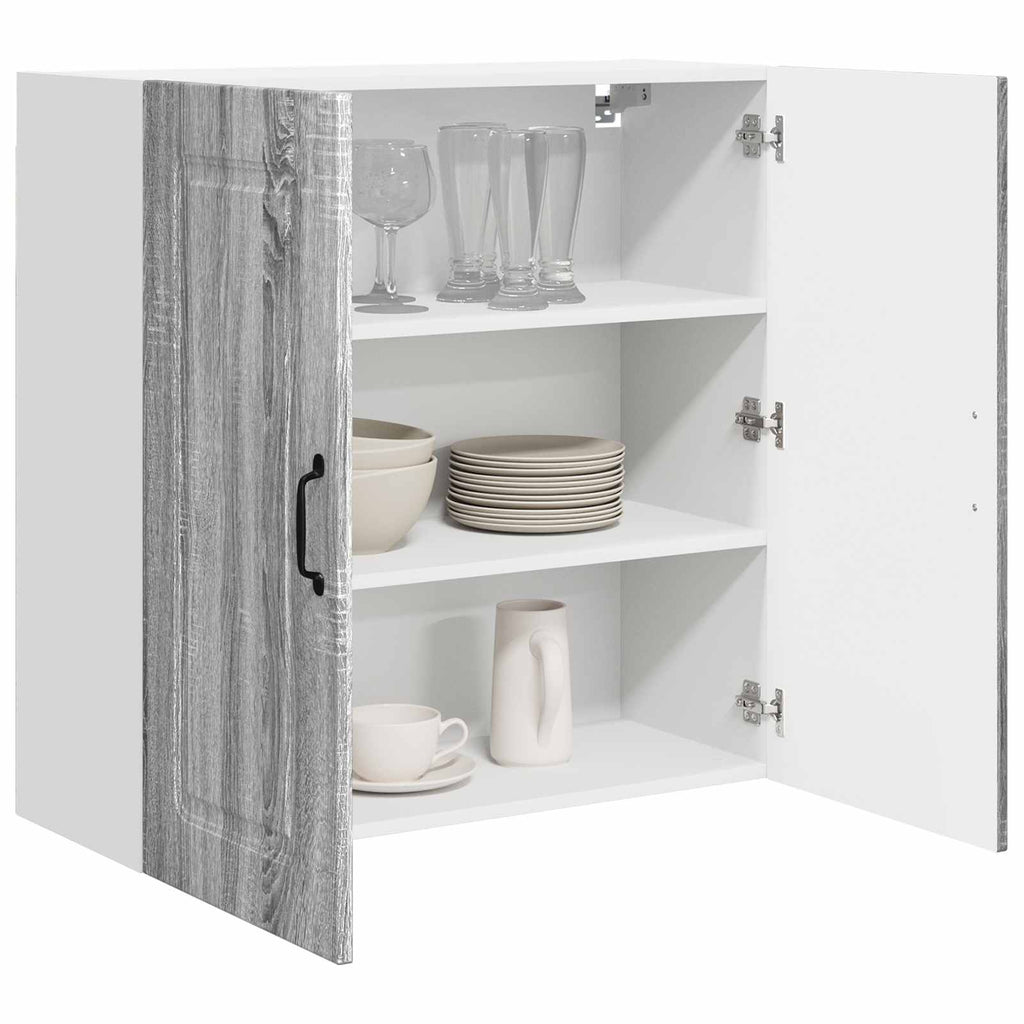 vidaXL Front do zmywarki Kalmar Szary Sonoma 80 x 31 x 80 cm