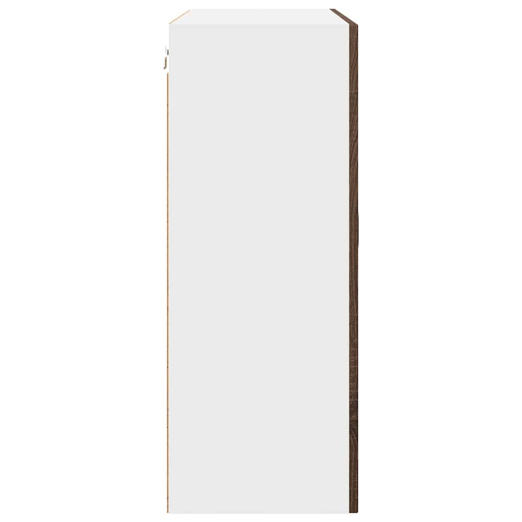 vidaXL Front do zmywarki Kalmar Brązowy dąb 80 x 31 x 80 cm