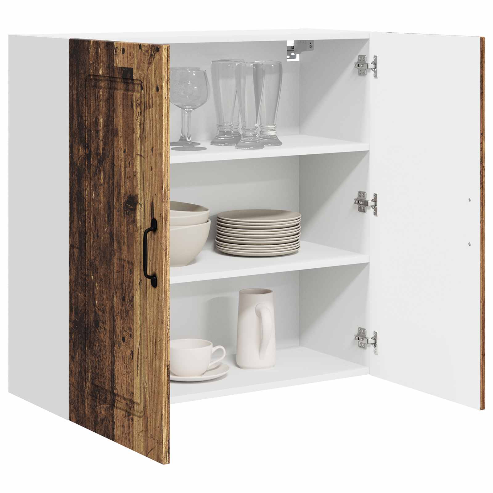 vidaXL Front do zmywarki Kalmar Stare drewno 80 x 31 x 80 cm