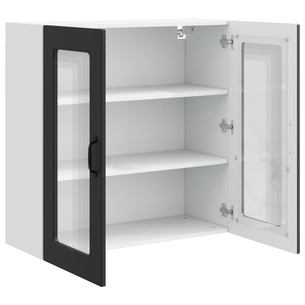 vidaXL Front do zmywarki Kalmar Czarny 80 x 31 x 80 cm