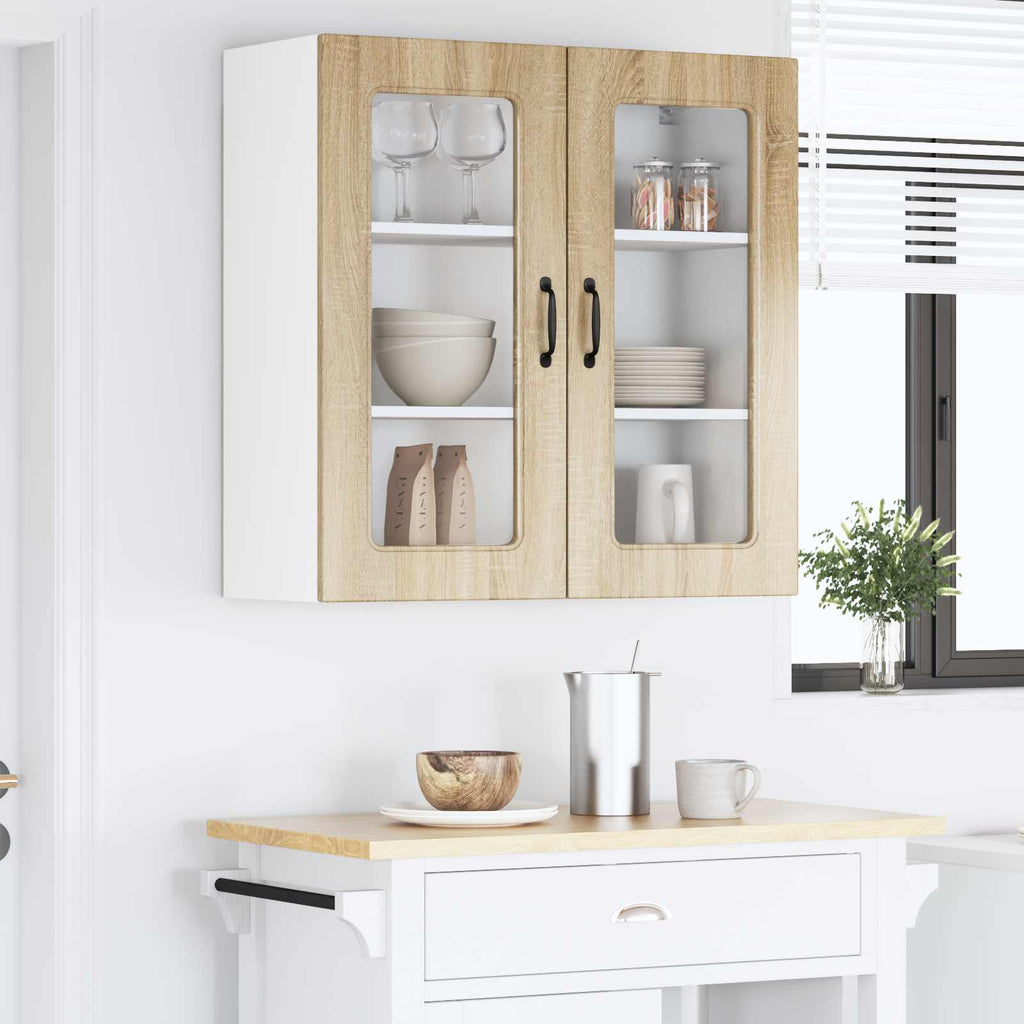vidaXL Front do zmywarki Kalmar Dąb Sonoma 80 x 31 x 80 cm