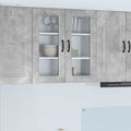 vidaXL Front do zmywarki Kalmar Betonowy szary 80 x 31 x 80 cm