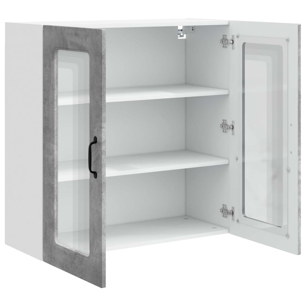 vidaXL Front do zmywarki Kalmar Betonowy szary 80 x 31 x 80 cm