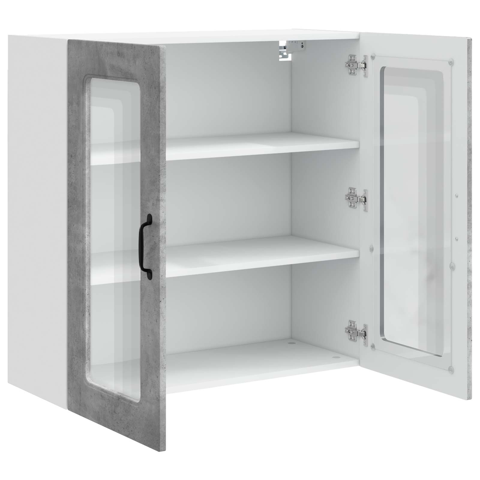 vidaXL Front do zmywarki Kalmar Betonowy szary 80 x 31 x 80 cm