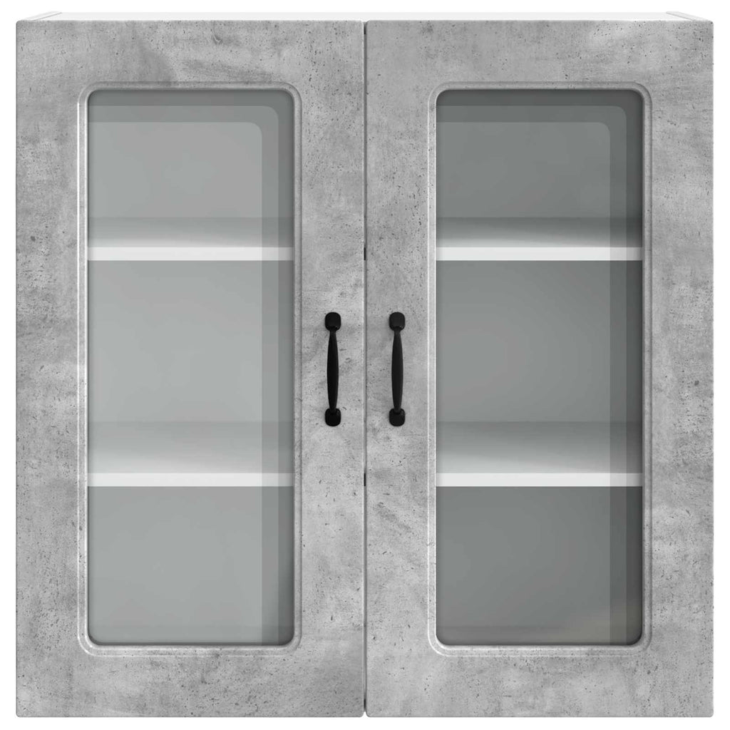 vidaXL Front do zmywarki Kalmar Betonowy szary 80 x 31 x 80 cm