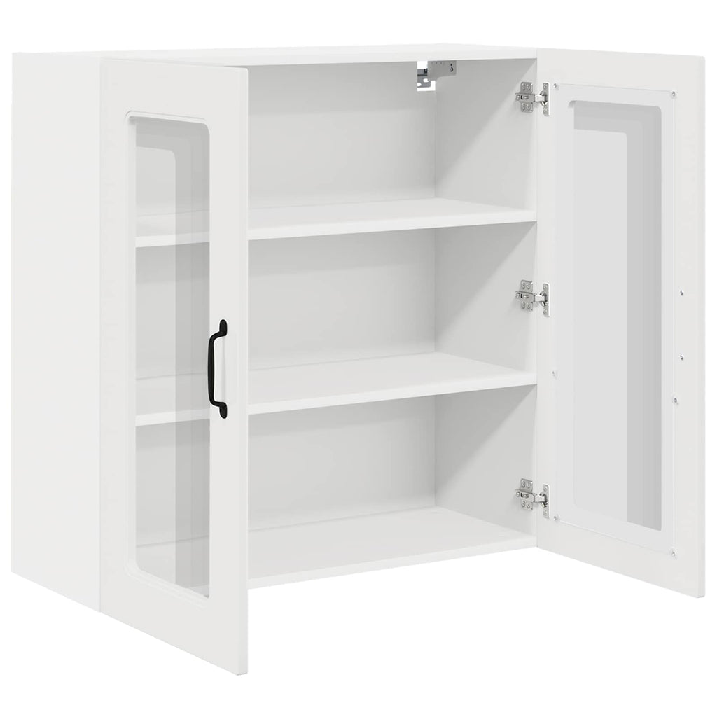 vidaXL Front do zmywarki Kalmar Wysoki połysk biały 80 x 31 x 80 cm