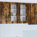 vidaXL Front do zmywarki Kalmar Dąb wędzony 80 x 31 x 80 cm
