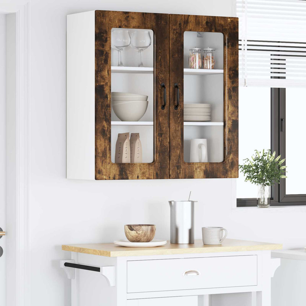 vidaXL Front do zmywarki Kalmar Dąb wędzony 80 x 31 x 80 cm