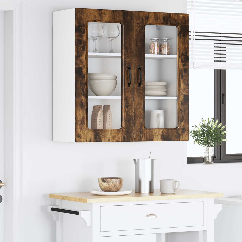 vidaXL Front do zmywarki Kalmar Dąb wędzony 80 x 31 x 80 cm