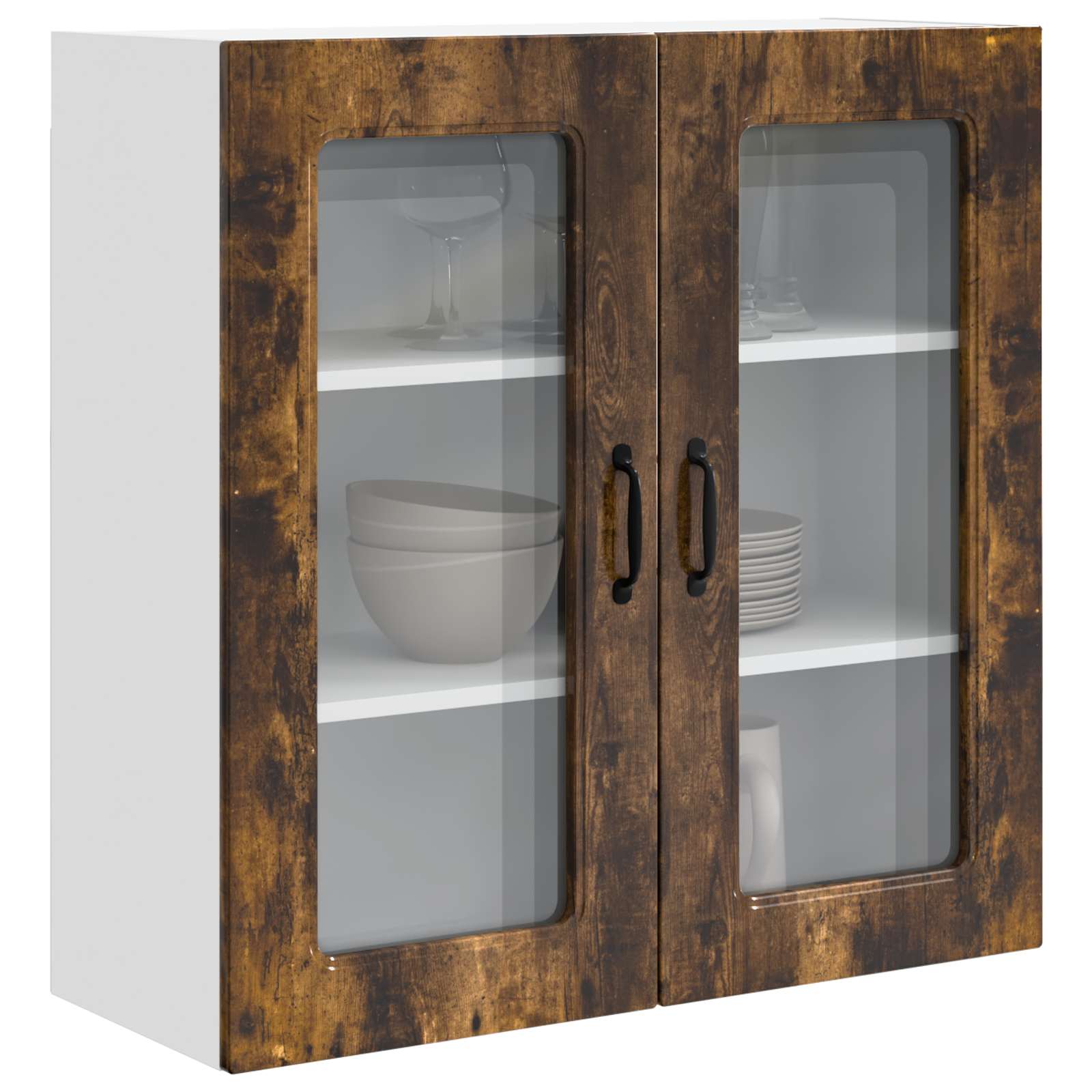 vidaXL Front do zmywarki Kalmar Dąb wędzony 80 x 31 x 80 cm