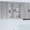 vidaXL Front do zmywarki Kalmar Szary Sonoma 80 x 31 x 80 cm