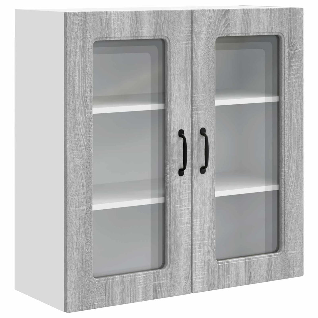 vidaXL Front do zmywarki Kalmar Szary Sonoma 80 x 31 x 80 cm