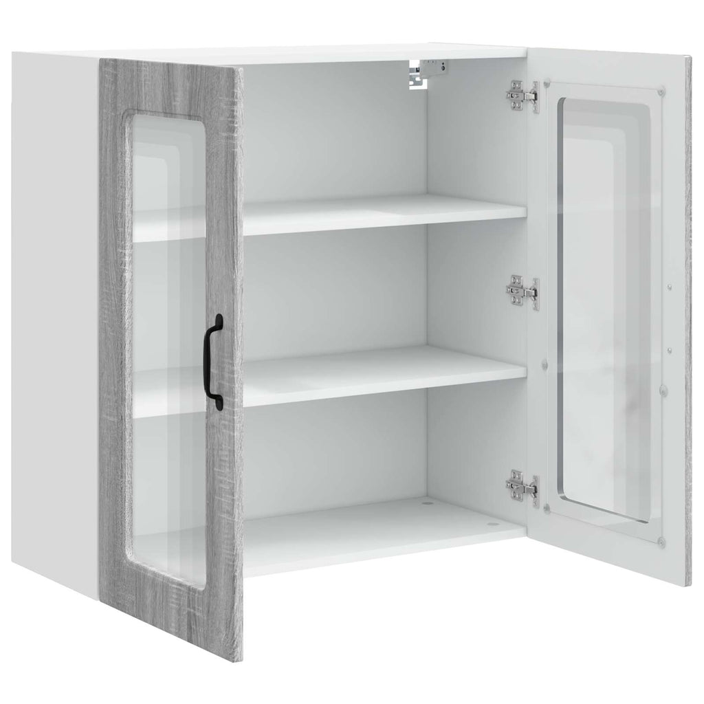 vidaXL Front do zmywarki Kalmar Szary Sonoma 80 x 31 x 80 cm