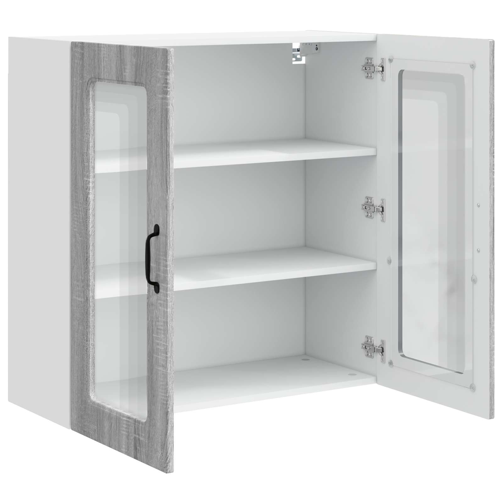 vidaXL Front do zmywarki Kalmar Szary Sonoma 80 x 31 x 80 cm