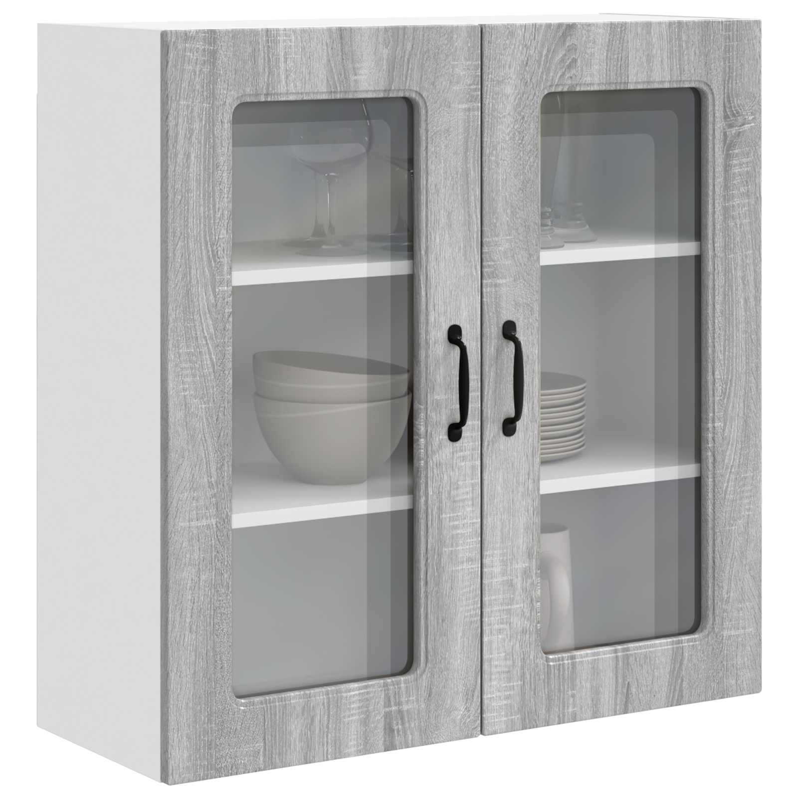 vidaXL Front do zmywarki Kalmar Szary Sonoma 80 x 31 x 80 cm