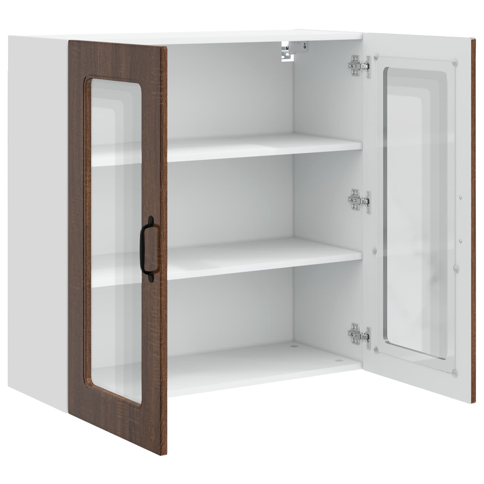 vidaXL Front do zmywarki Kalmar Brązowy dąb 80 x 31 x 80 cm