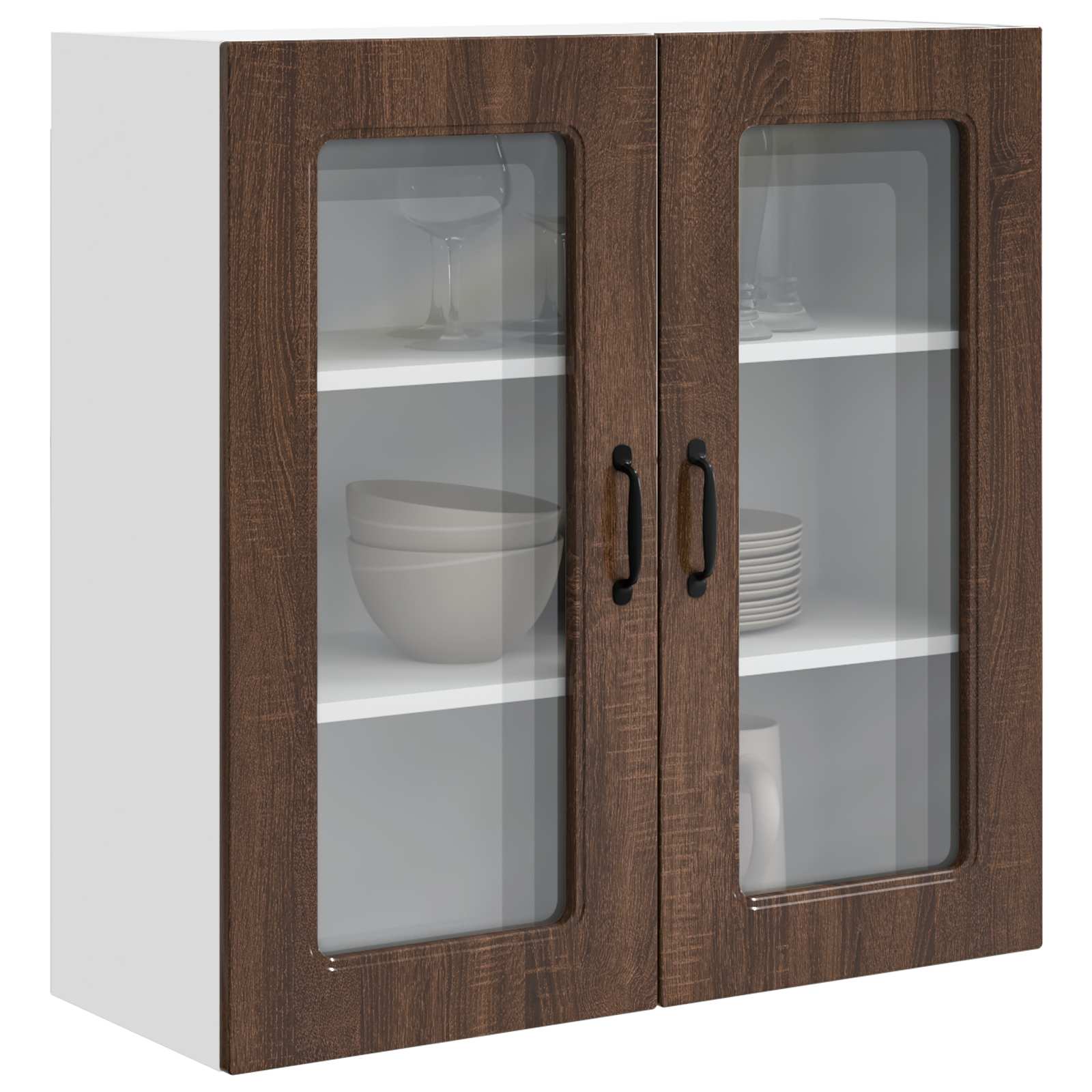 vidaXL Front do zmywarki Kalmar Brązowy dąb 80 x 31 x 80 cm