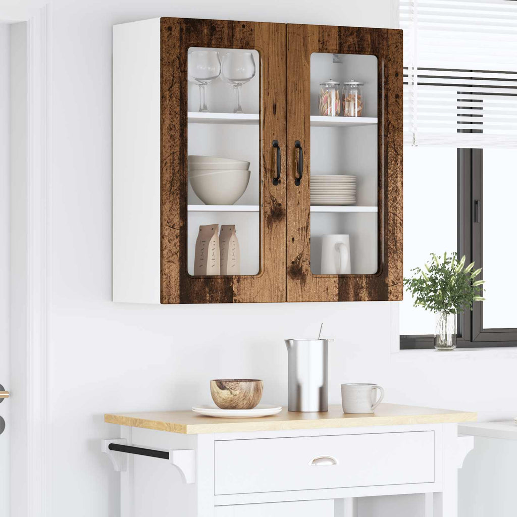 vidaXL Front do zmywarki Kalmar Stare drewno 80 x 31 x 80 cm
