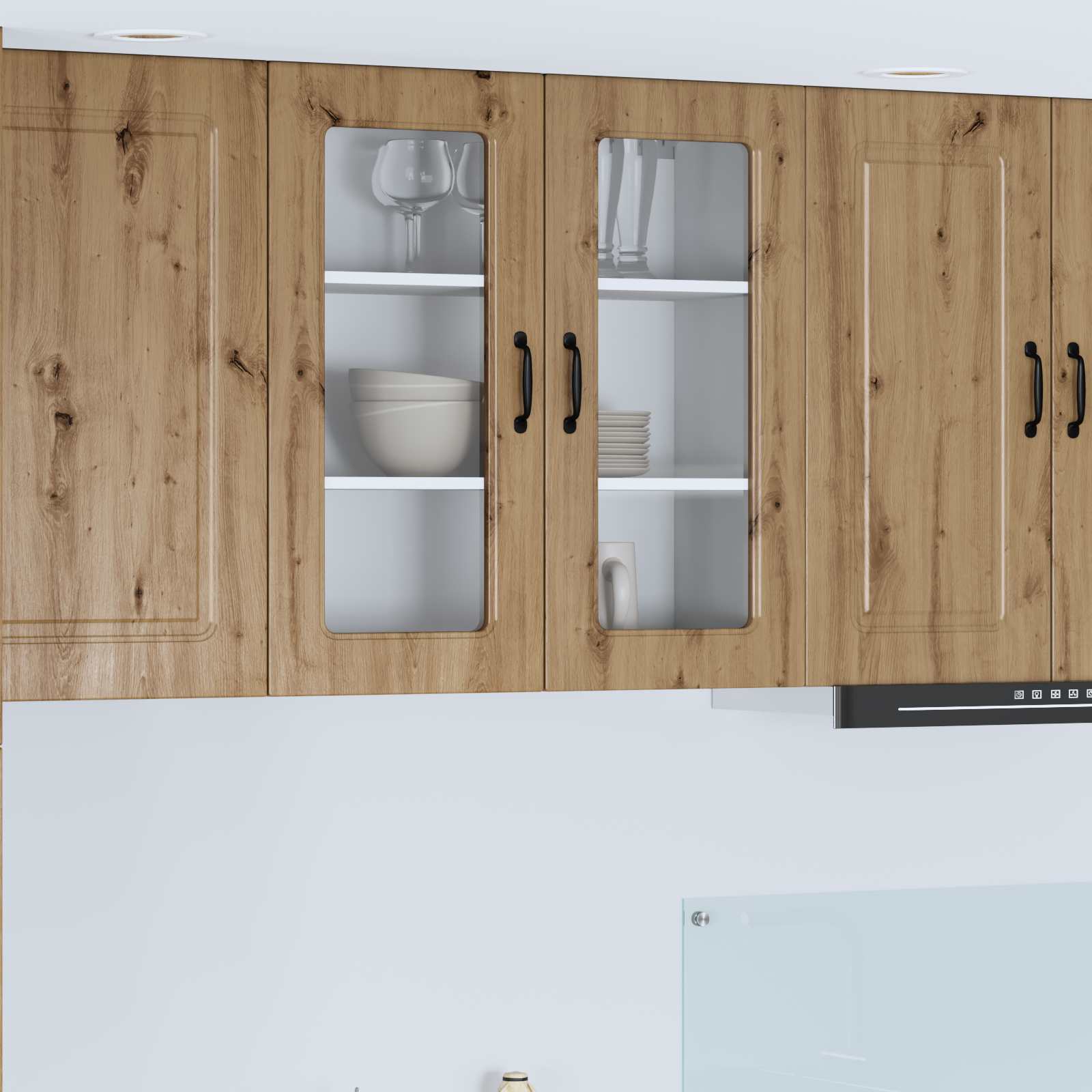 vidaXL Front do zmywarki Kalmar Dąb rzemieślniczy 80 x 31 x 80 cm