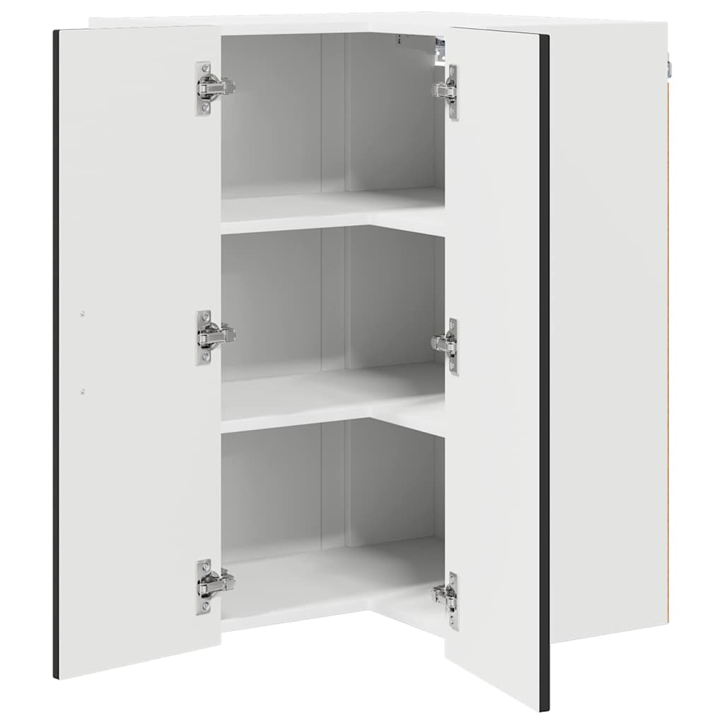 vidaXL Front do zmywarki Kalmar Czarny 57 x 57 x 80 cm