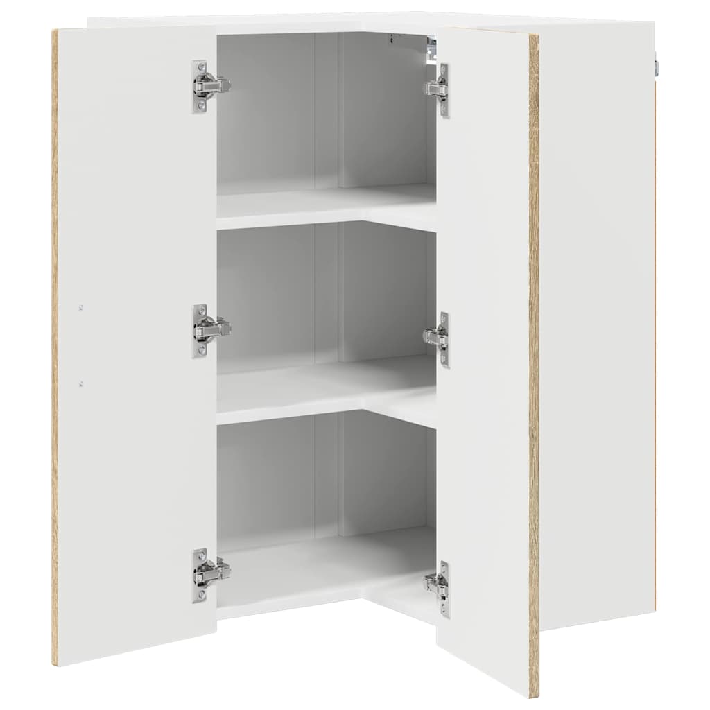 vidaXL Front do zmywarki Kalmar Dąb Sonoma 57 x 57 x 80 cm