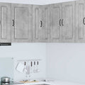 vidaXL Front do zmywarki Kalmar Betonowy szary 57 x 57 x 80 cm